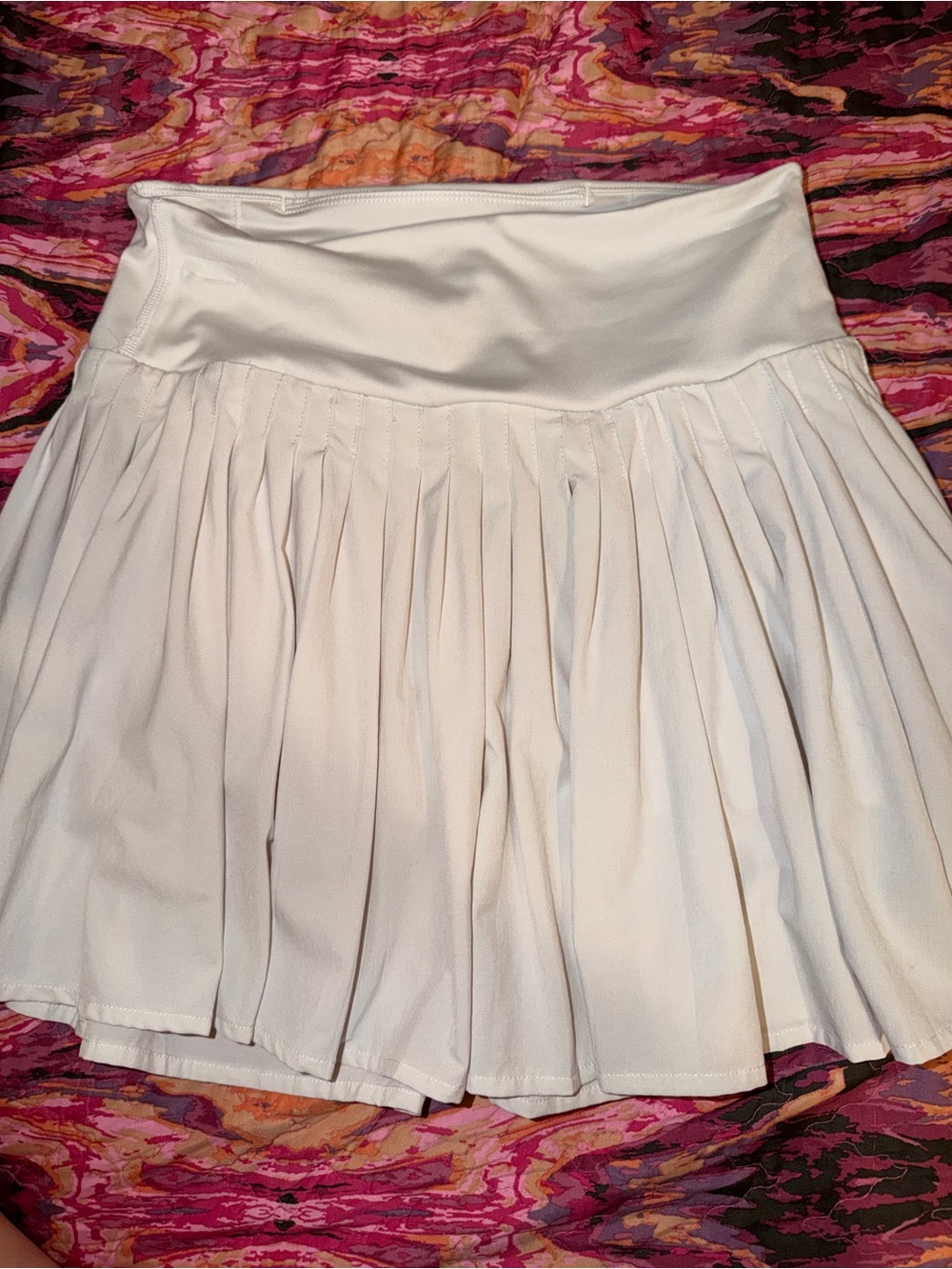 all in motion White Pleated Athletic Skort